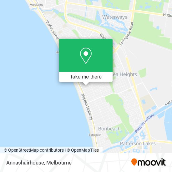 Annashairhouse map