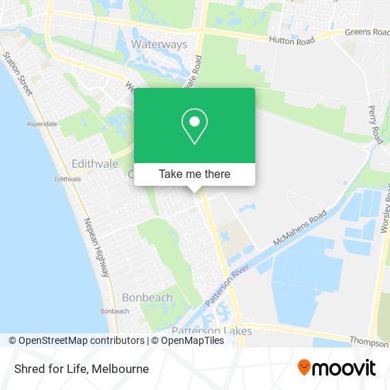 Shred for Life map