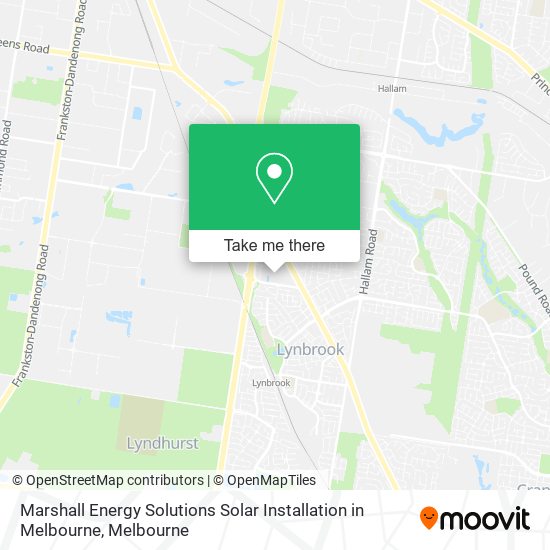 Mapa Marshall Energy Solutions Solar Installation in Melbourne