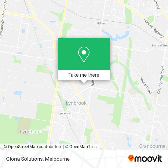 Gloria Solutions map