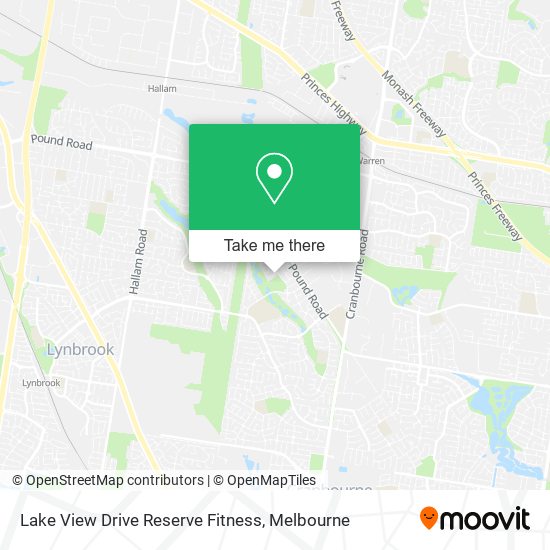 Lake View Drive Reserve Fitness map