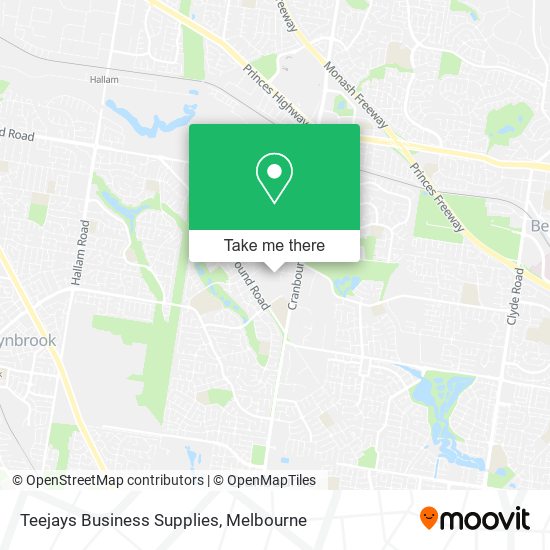 Teejays Business Supplies map