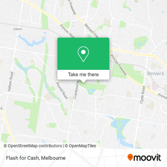 Flash for Cash map