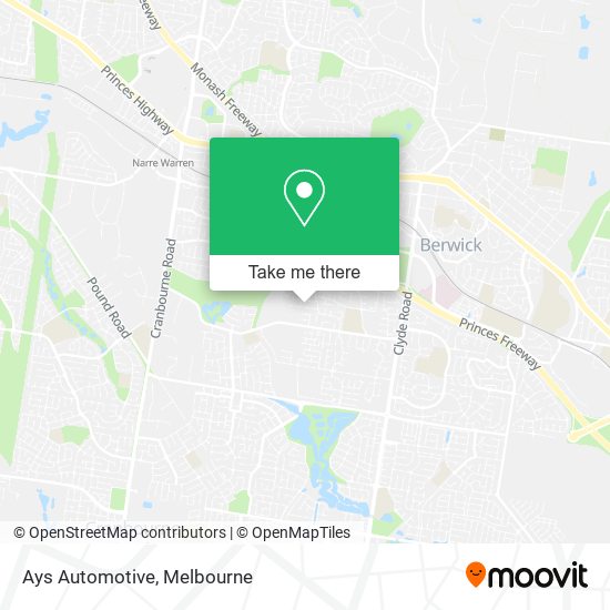 Ays Automotive map