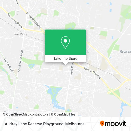 Mapa Audrey Lane Reserve Playground