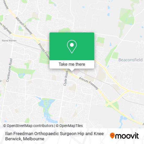 Ilan Freedman Orthopaedic Surgeon Hip and Knee Berwick map