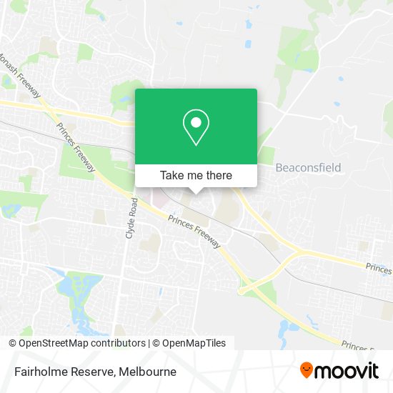 Fairholme Reserve map