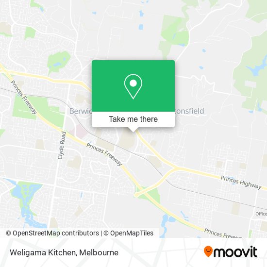 Weligama Kitchen map