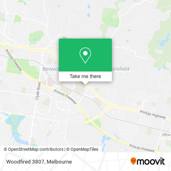 Woodfired 3807 map