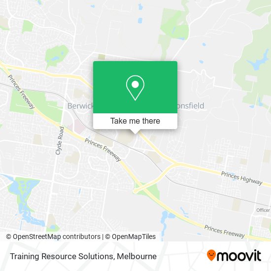 Training Resource Solutions map