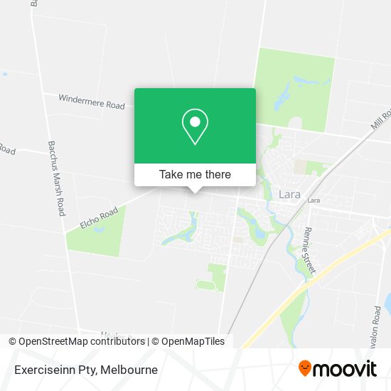 Exerciseinn Pty map