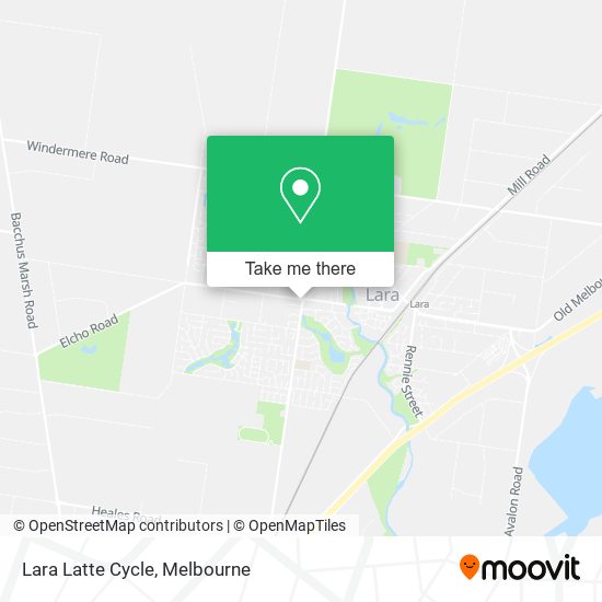 Lara Latte Cycle map