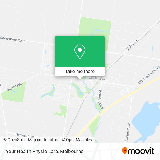 Your Health Physio Lara map