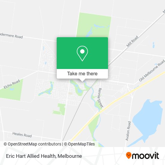 Eric Hart Allied Health map