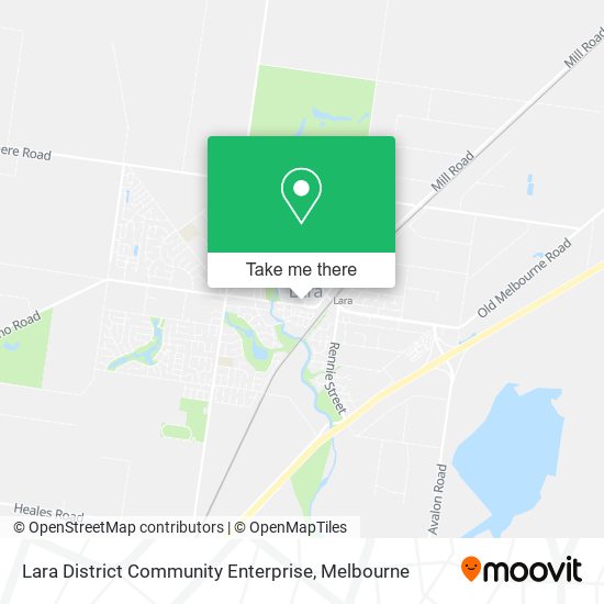 Lara District Community Enterprise map