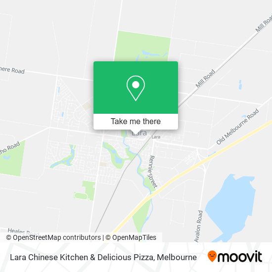 Lara Chinese Kitchen & Delicious Pizza map