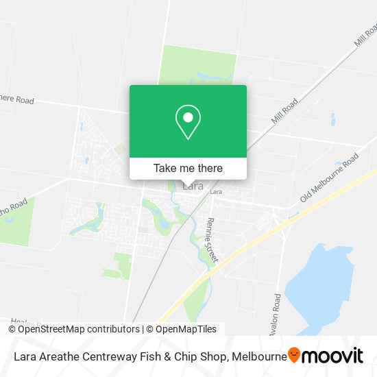 Lara Areathe Centreway Fish & Chip Shop map