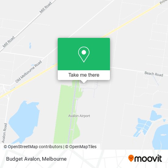 Budget Avalon map