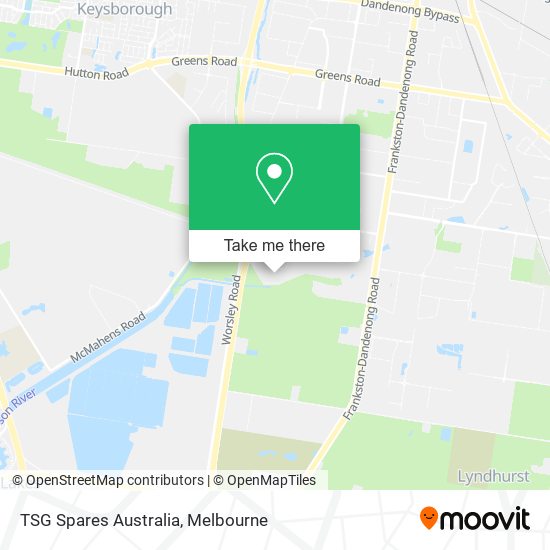 TSG Spares Australia map