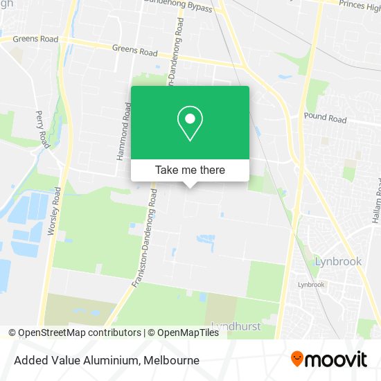Added Value Aluminium map