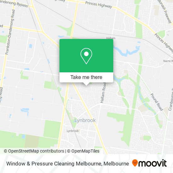 Window & Pressure Cleaning Melbourne map