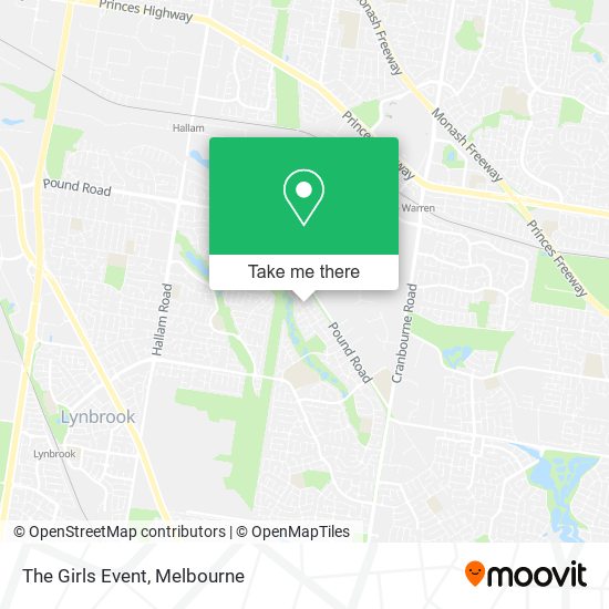 The Girls Event map