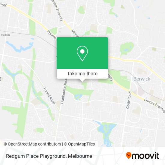 Redgum Place Playground map