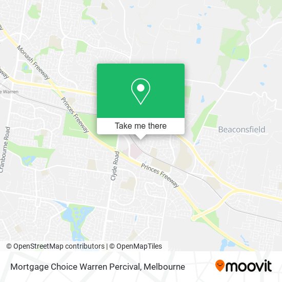 Mortgage Choice Warren Percival map