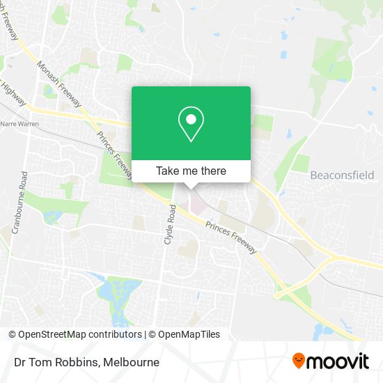 Dr Tom Robbins map