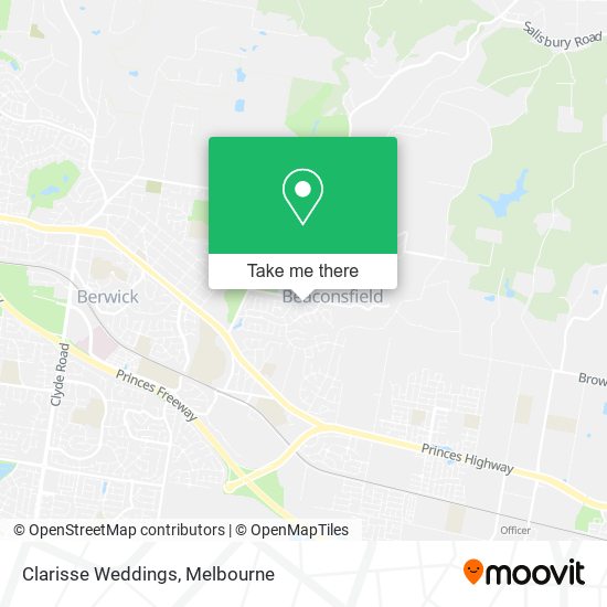 Clarisse Weddings map