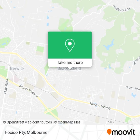 Foxico Pty map