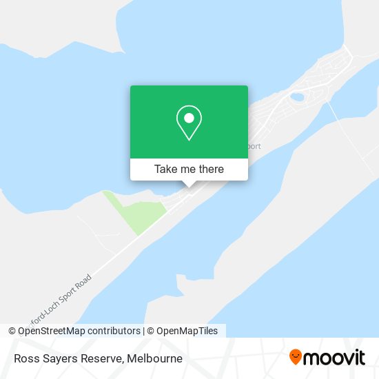 Ross Sayers Reserve map