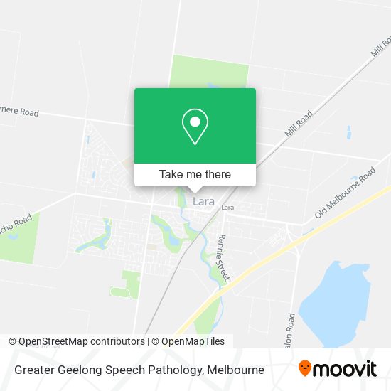 Greater Geelong Speech Pathology map