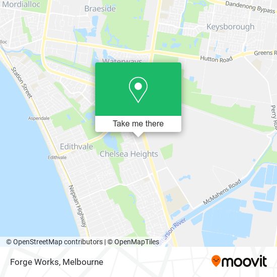 Forge Works map