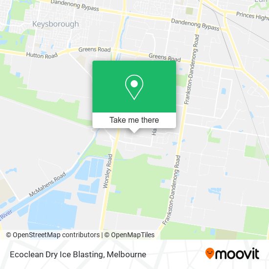 Ecoclean Dry Ice Blasting map