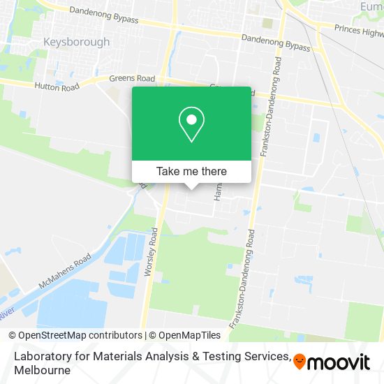 Laboratory for Materials Analysis & Testing Services map