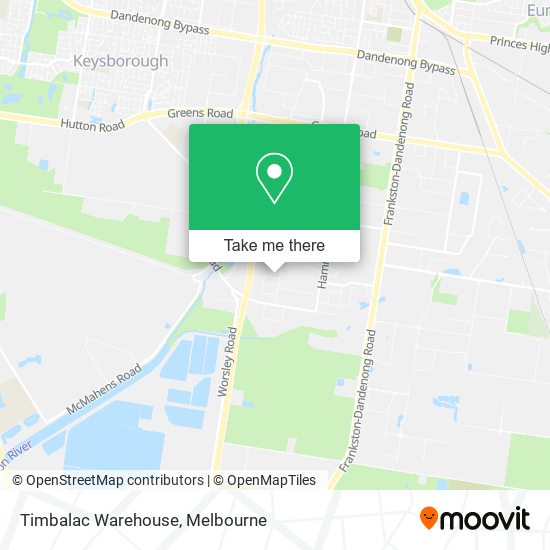 Timbalac Warehouse map
