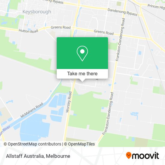 Allstaff Australia map