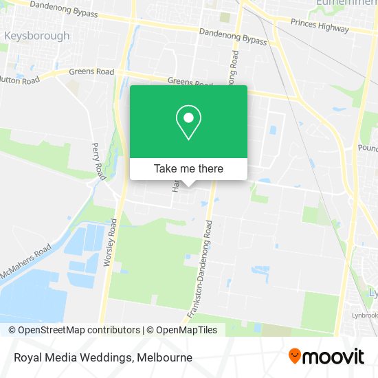 Mapa Royal Media Weddings