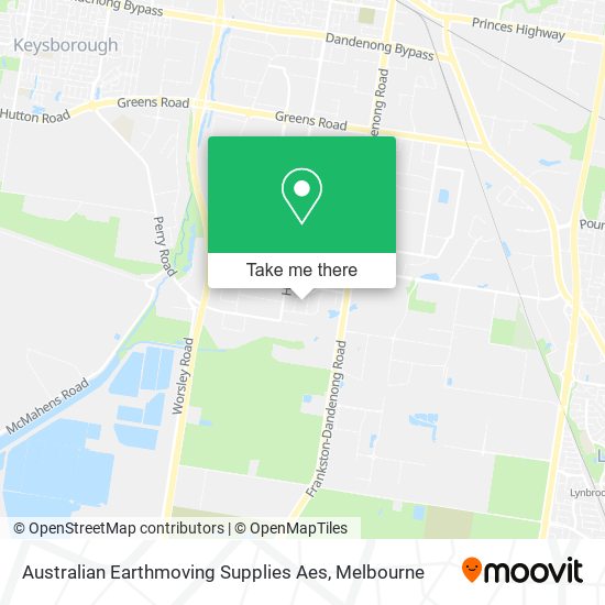 Australian Earthmoving Supplies Aes map