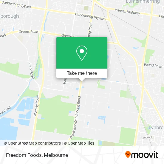 Freedom Foods map