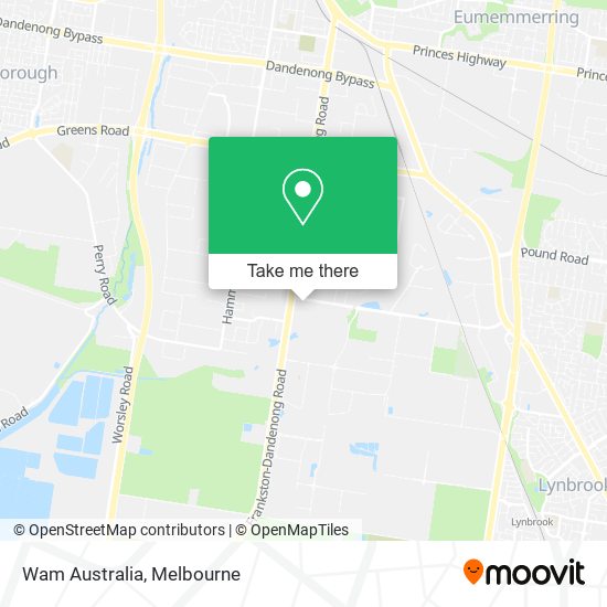 Wam Australia map