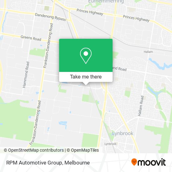 RPM Automotive Group map