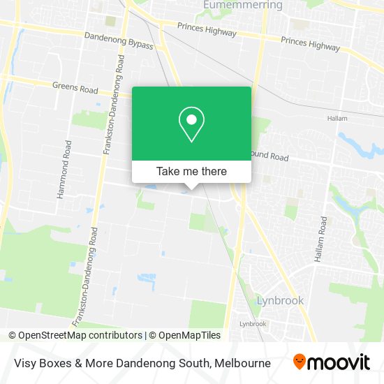 Visy Boxes & More Dandenong South map
