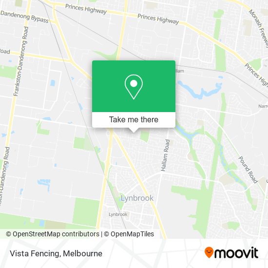 Vista Fencing map