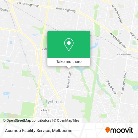 Ausmop Facility Service map