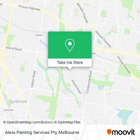 Alexs Painting Services Pty map