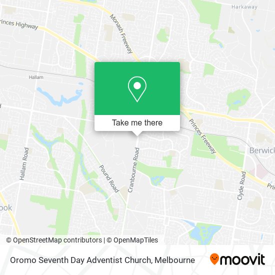 Oromo Seventh Day Adventist Church map