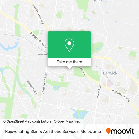 Rejuvenating Skin & Aesthetic Services map
