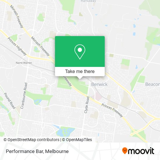 Performance Bar map
